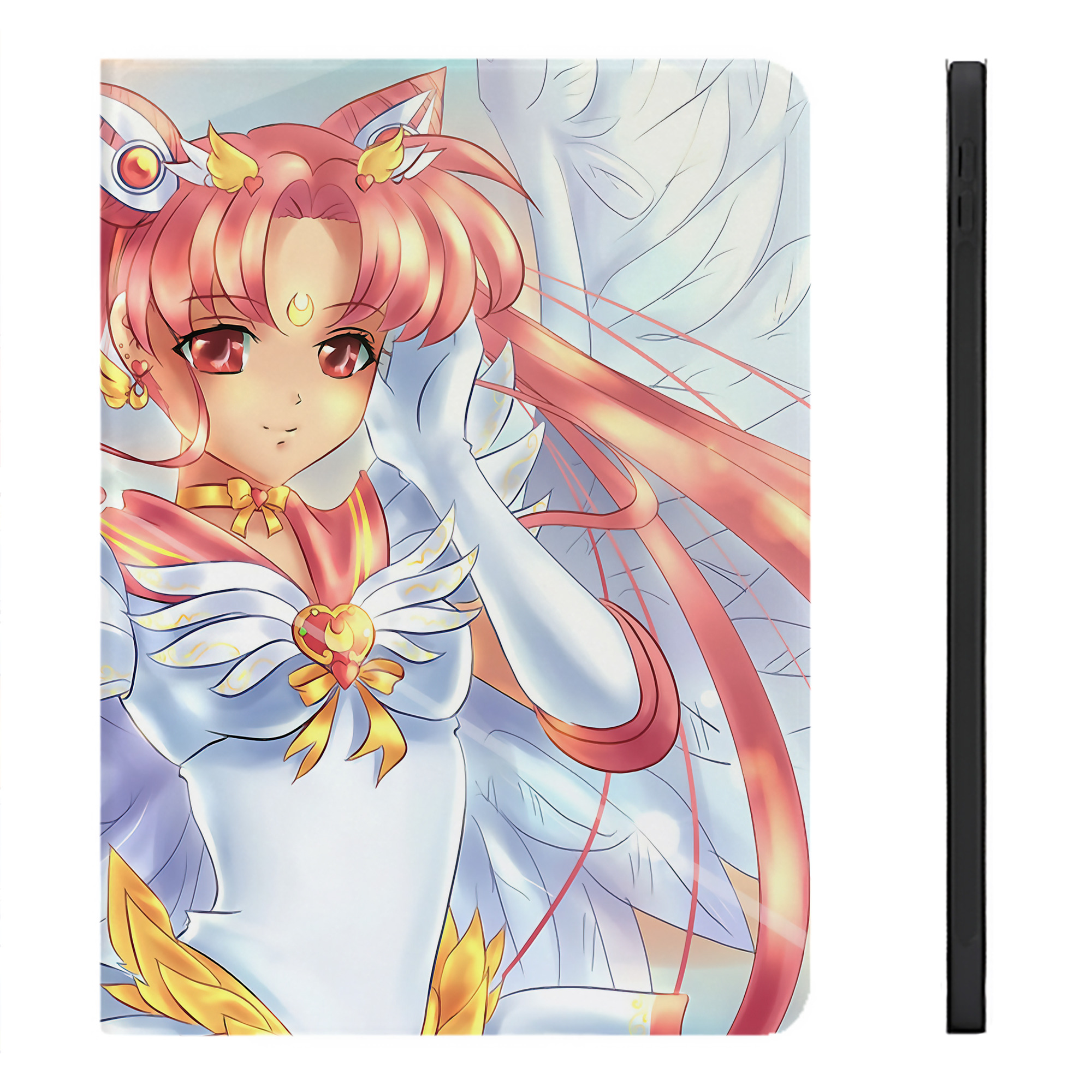 （画像用） 美少女戦士セーラームーン Sailor Moon IPadケース ペンホルダー付き ブックスタイルデザイン